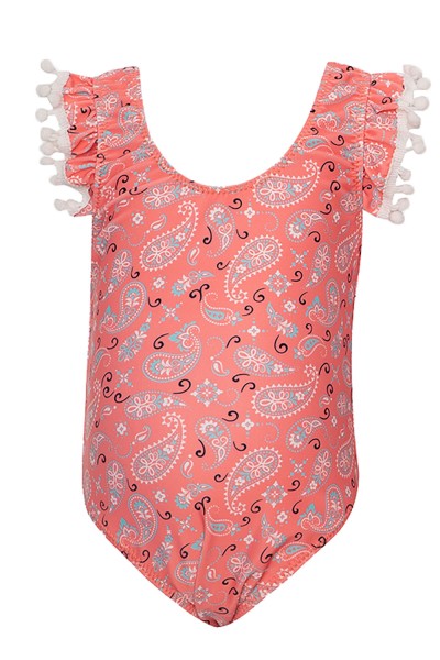 Tortue ολόσωμο μαγιό με pom pom (6 μηνών-5 ετών) -170258