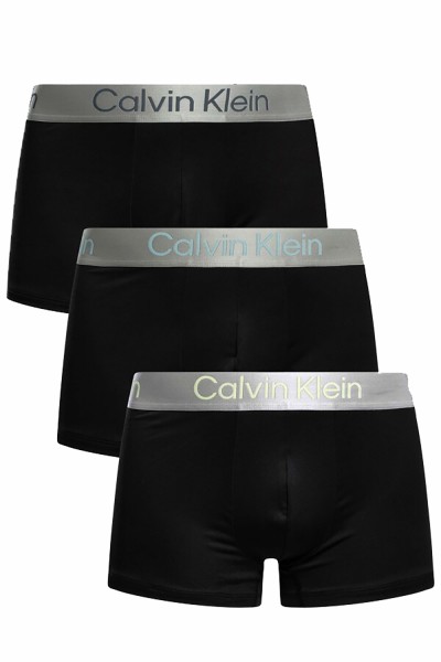 Calvin Klein ανδρικά μποξεράκια από πολυέστερ ύφασμα-Micro Stretch (Συσκ. 3τμχ)-LV00NB4269-VSD
