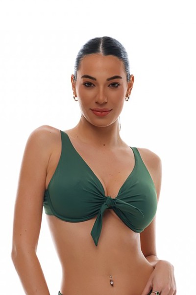 Bluepoint γυναικείο μαγιό bikini top με μπανέλα χωρίς φορμάρισμα (E cup)-25066100E