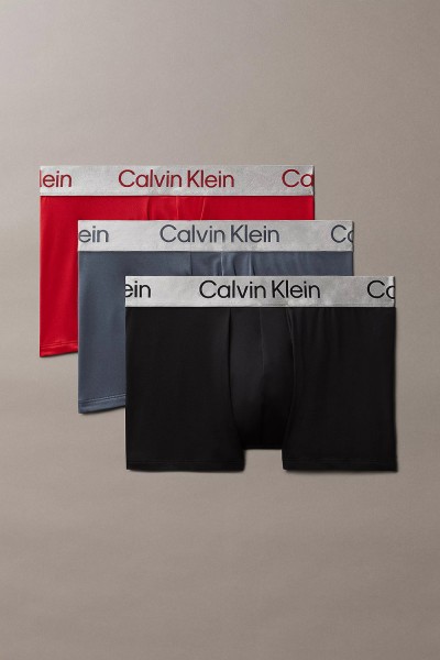 Calvin Klein ανδρικά μποξεράκια από πολυέστερ ύφασμα-Micro Stretch (Συσκ. 3τμχ)-LV00NB4269-0GU
