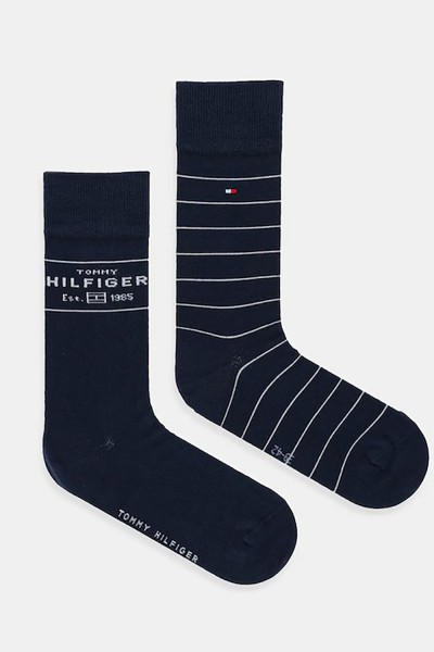 Tommy Hilfiger ανδρικές κάλτσες TH men socks 2P (Συσκ. με 2 ζεύγη)-701236634-002