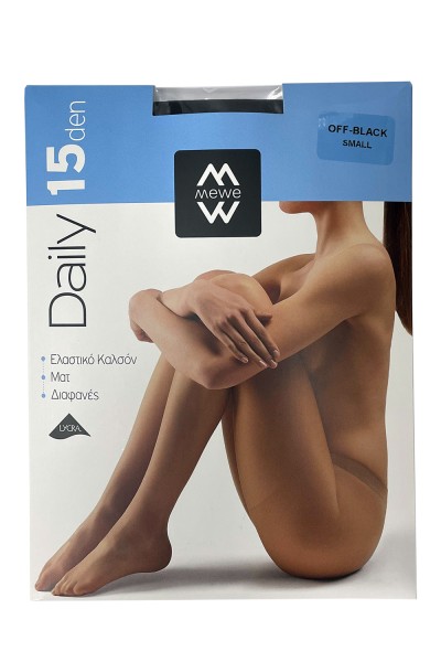MeWe Daily γυναικείο καλσόν λεπτό 15den-1-1015
