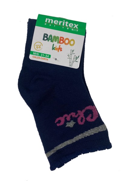 Meritex Bamboo Παιδικές κοντές κάλτσες για κορίτσια 