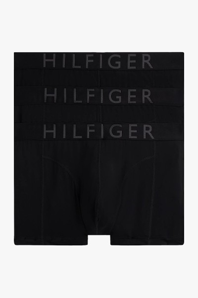 Tommy Hilfiger ανδρικά μποξεράκια από ύφασμα Microfibre-Logo Waistband (Συσκ. 3 τμχ.)-UM0UM03467-0WE